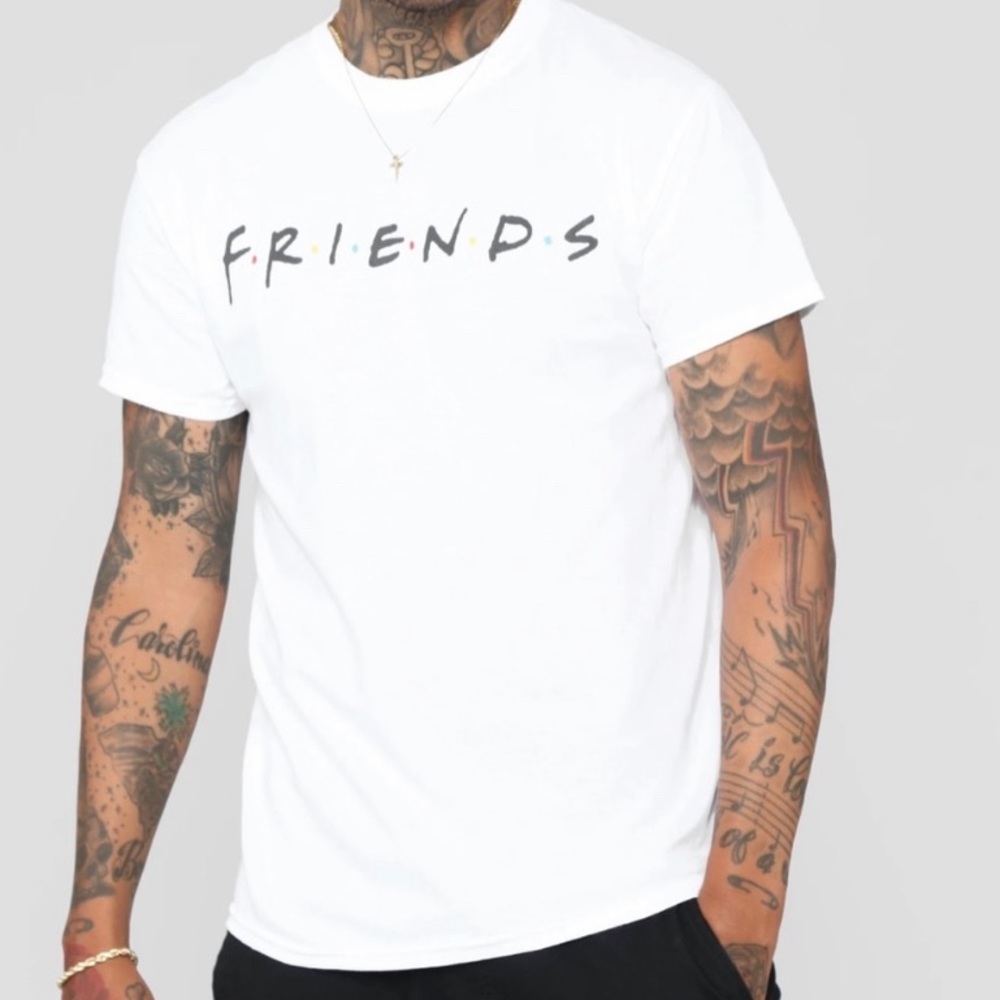 Friends White T-Shirt, never worn/reposhed